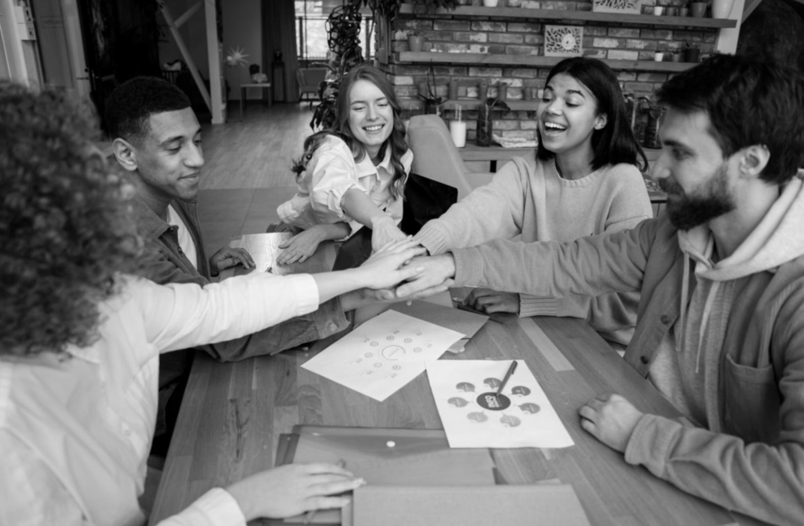 Workshop session with students learning budget techniques